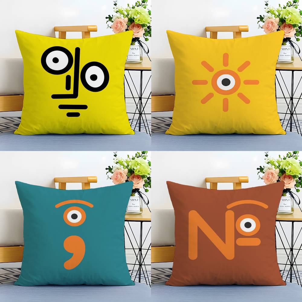 Aesthetic Art JJeanJullien Pillow Case Antidustmite Pillowcase Invisible zipper silky plush Sofa