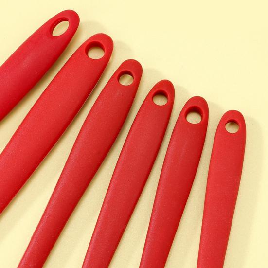 Набор из 6 силиконовых лопаток, термостойкая, без бисфенола А, для соскабливания, выпечки, приготовления пищи, кухонные принадлежности с силиконовой щеткой