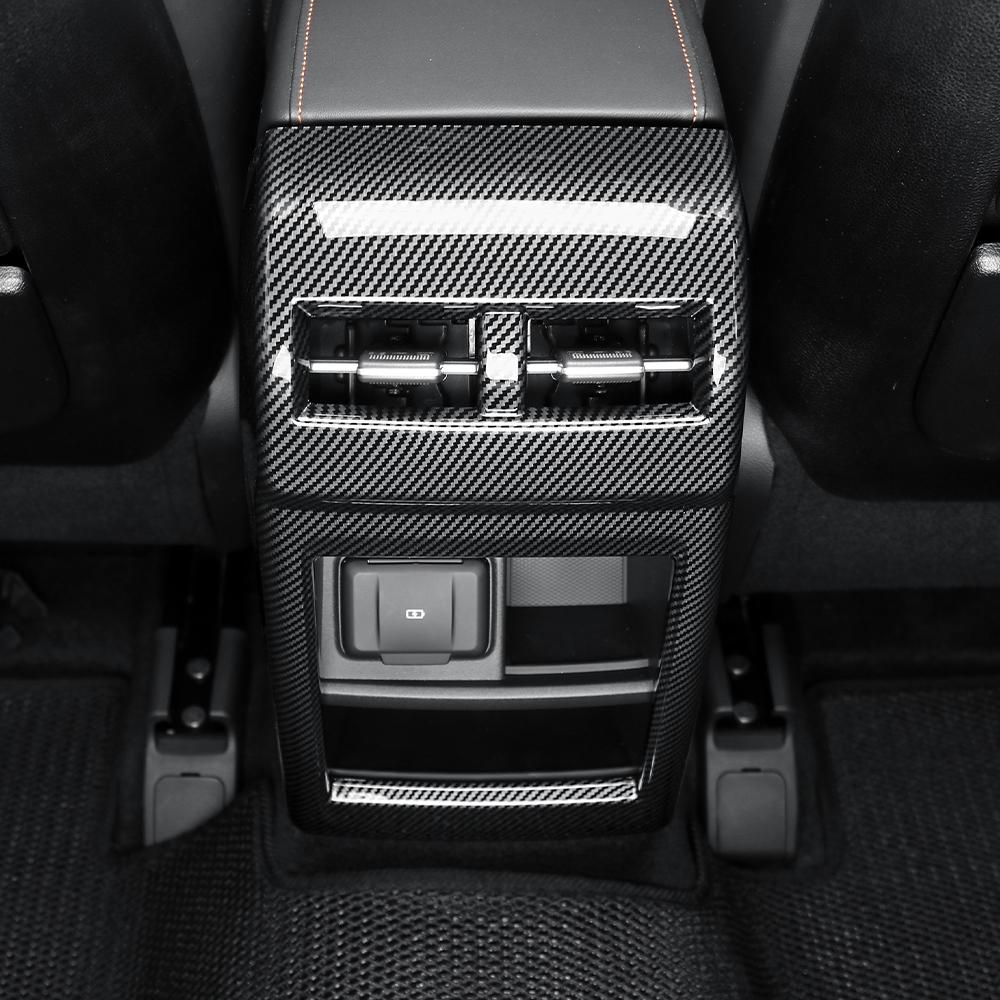 For SSANGYONG TORRES-EVX/ACTYON -2026 Rear Air Conditioner Vent Outlet Cover Anti Kick Panel Trim Car Interior Accessories