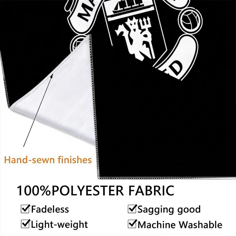 Manchester Unitedaa Wall Tapestry Aesthetic Wall Hanging Printed Fabric Blanket Decorative Tapestries for Bedroom Living Room Home Decor