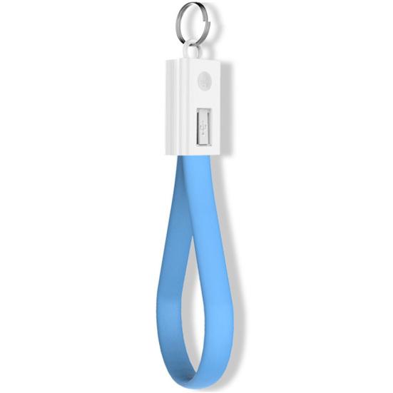 Кабель-шнурок на брелок Micro USB/Type-C для синхронизации данных и зарядки для Android iPhone