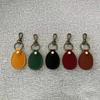 Keyring For Protective Case Retro High Quality Leather Keychain For Anti-Lost Tracker Locator Device Accessories