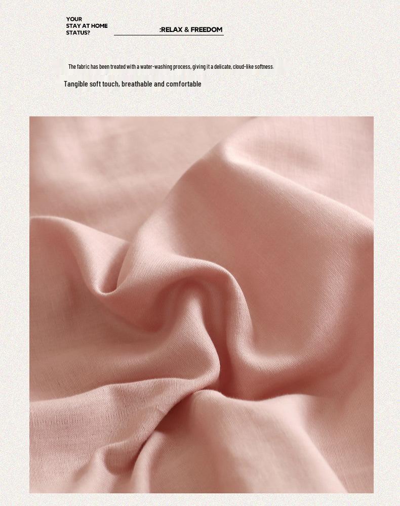 Princess Style 100% Cotton Double-Layer Gauze 4-Piece Bedding Set - Skin-Friendly and Baby-Safe