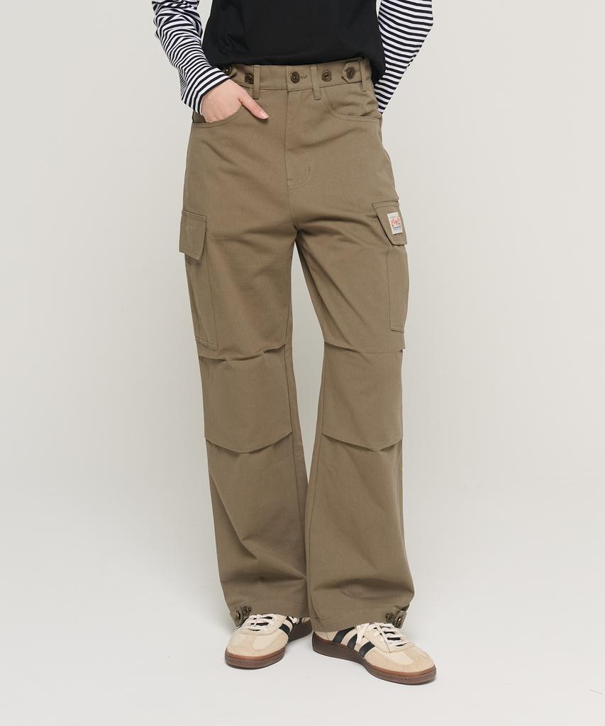 CARGOBROS FOR WOMAN Utility Work Cargo Pants (Khaki)