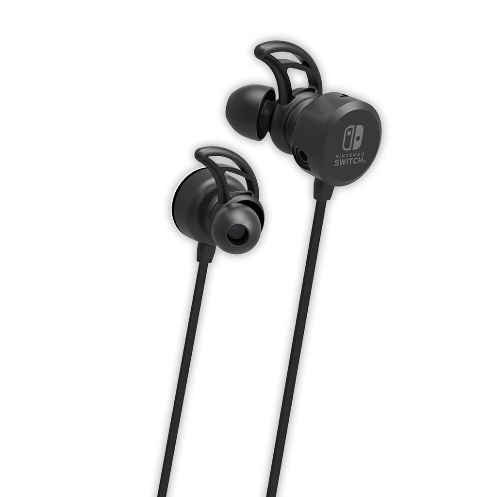 licensed Hori Gaming Headset with mixer for Nintendo Switch Black Switch Online voice chat [Nintendo product] in-ear [Nintendo compatible]