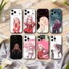 Чехол для телефона D-Darling in The F-Franxx Z-Zero Two для iPhone 17pro,16,15,14,13,12,11 Plus,Pro Max,XS,Мягкий силиконовый черный чехол