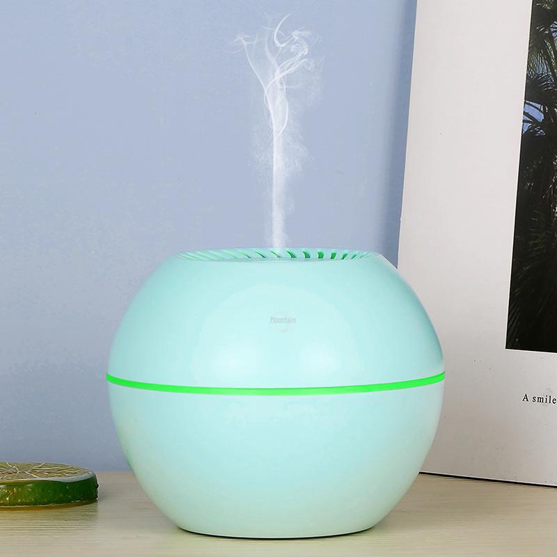 Креативный USB-увлажнитель воздуха с функцией ароматерапии и эффектом дыма и древесной фактуры с возможностью нанесения индивидуального логотипа