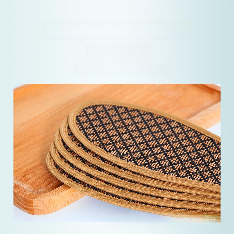 Травяные дезодорирующие летние/осенние дышащие впитывающие пот стельки для удаления запаха ног