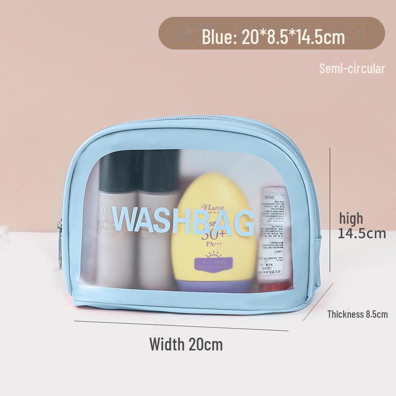 Большая вместительная водонепроницаемая дорожная сумка из ПВХ для туалетных принадлежностей - CrossBorder Cosmetic & Swim Storage