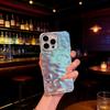 Зеркальный чехол с лазерным волнистым узором для iPhone 16, 17, 14 Pro и Apple 15