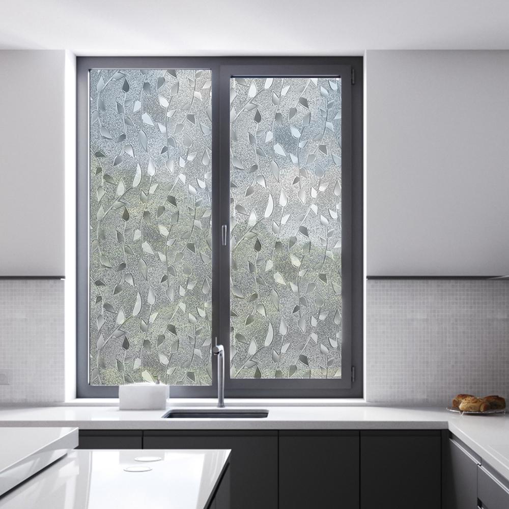 Статические матовые наклейки на окна, водонепроницаемые наклейки, антисветовая непрозрачная стеклянная пленка, антипроглядывающая тень, бумажные наклейки для ванной комнаты, стеклянные наклейки
