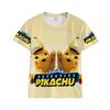 Pokemon Detective Pikachu Tshirt 3d Print Short Sleeve Cosplay Costume Tee Tops