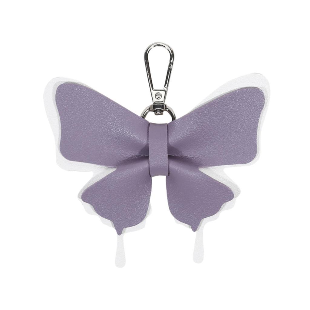 Милый бант искусственная кожа кулон брелок бабочка узел анти-потеря брелок сумка рюкзак орнамент украшение