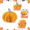 LMETJMA Pumpkin Pillow Soft Pumpkin Plush Throw Pillows Cushion Sofa Throw Pillows Stuffed Pumpkin Decor For Car Bedroom JT412