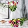 PU Tulip Artificial Flower for Home Decoration and Weddings - Hand-held MW54102