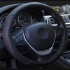 New 38cm Universal Car Steering Wheel Protector Cover Anti-skip PU Leather Black+Red