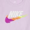 Nike Casual Sports Suit Fashion Comfortable Soft Skin-Friendly Letters Kids Suits Pink Purple II6486-537