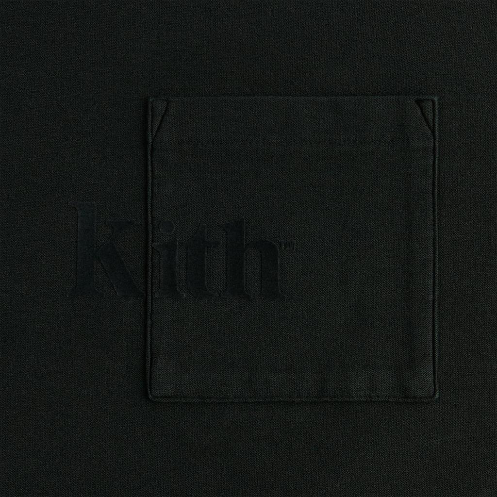 Kith Мужской топ Quinn с длинным рукавом черный KHM032399-001
