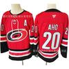 Custom Embroidered Carolina Hurricanes Ice Hockey Jersey Men Synthetic Blend Performance Uniform