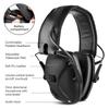 AWESAFE Electronic Shooting Noise Reduction and with Hard Travel Storage Carrying Bag Earmuffs, Amplification, (Small Box, Black)