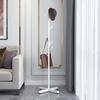 Iron Floor Coat Rack with Marble Accent - Elegant Bedroom Furniture, Storage for Clothes, Caps & Accessories, Metal Shelf