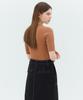 MIND BRIDGE WOMEN [W] Ribbed Slim Fit Collared Knit - 2 Colors Mykt3206
