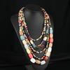 Handmade Super Exaggerated Bohemian Wood Bead Necklace Music Festival Stage Catwalk Retro Personalized Vacation Accessories