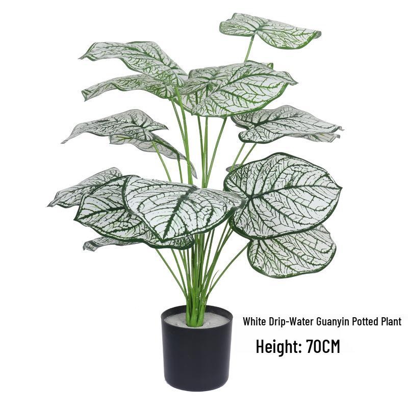 Potted Turtle Back Bonsai: Faux Floor Plant Decoration - Small Green Simulation Ornaments for Living Room