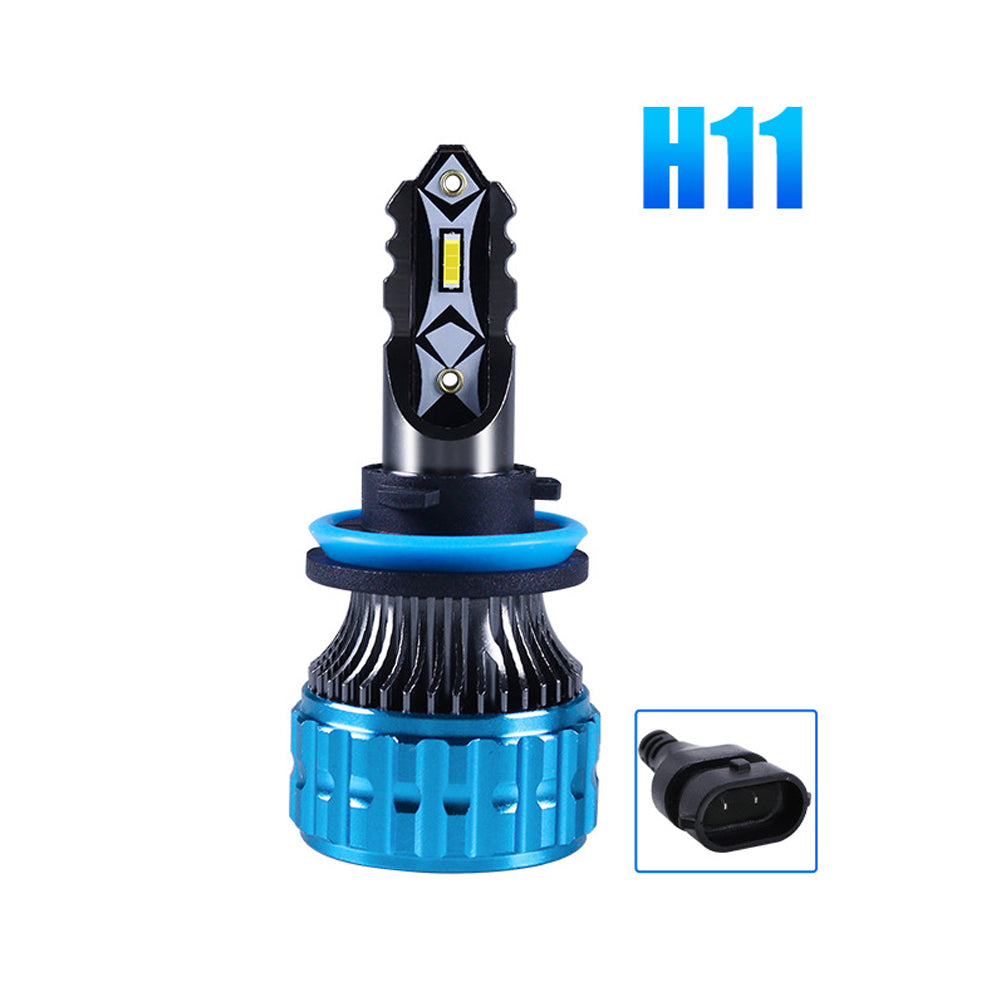 1 шт. Автомобильные лампы для фар H1 H3 H4 H7 H11 9005 9006 светодиодные автомобильные светодиодные лампы для фар, автомобильные лампы 12000LM, белые