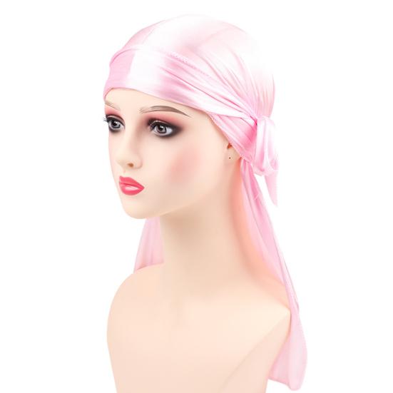 2 шт. шелковистый Durag для мужчин и женщин длинный хвост Durag Wave головные повязки на шею атласный Doo Durag с широкими ремнями