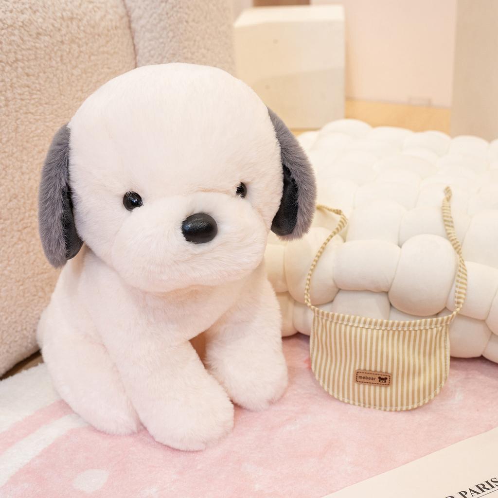 New Cute Dog Doll Sitting Puppy Plush Toy Doll Cute Rag Doll Birthday Gift for Kids