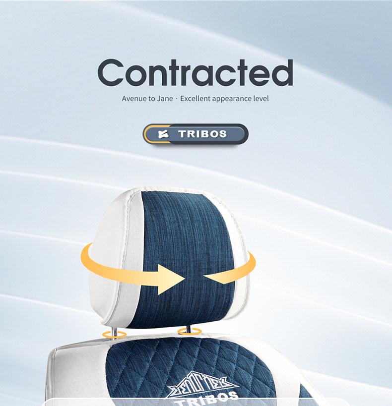 Индивидуальные льняные чехлы на сиденья для Changan CS75/CS35/CS55/Yuexiang V3V7/Yidong - Всесезонные чехлы с полным покрытием.