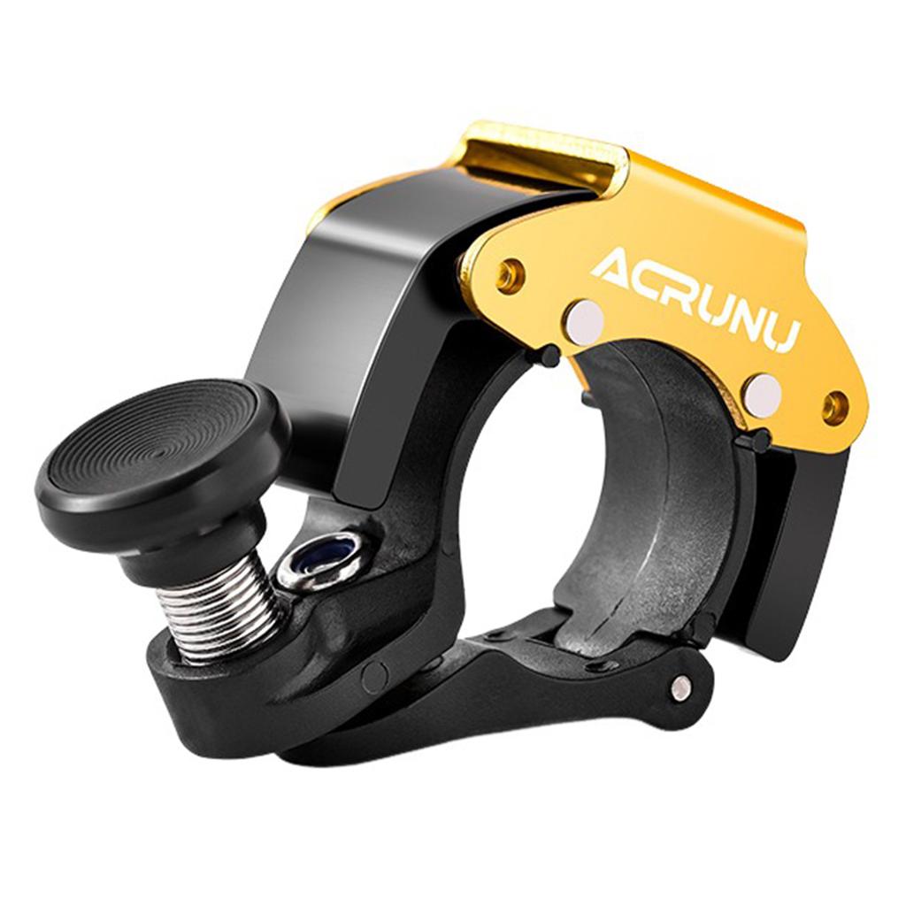 Aluminum Alloy Bicycle Bell Ring Cycling Handlebar Bell Crisp Sound Horn Outdoor Riding Mountain Bike Bell Road Bike Accessories