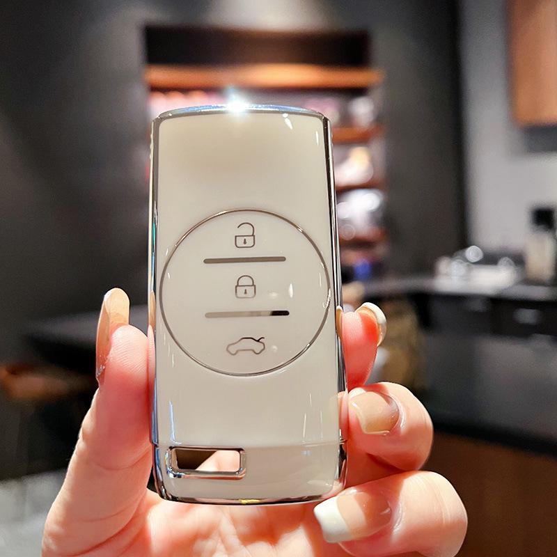 Чехол для ключа Chery Xingtu TX Tiggo 7 для 21 модели — высококачественный чехол с пряжкой для автомобилей Zhuifeng Lingyun Lanyue LX, 3X и 5X.