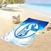 FC Schalke 04 logo Beach Towel, Large Soft Quick Dry Towel for Beach Camping Swimming