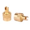 10Pcs Car Motorcycle Tire Valves Caps Tire Valves Stem Caps Copper Slotted Head Stem Cover Road Bike Part Enduring