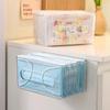 Transparent Storage Box Wall Mounted Tissue Box Large Capacity Disposable Mask