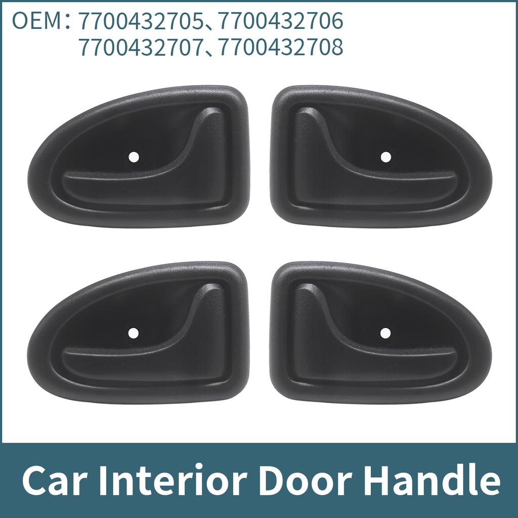 Внутренняя ручка двери автомобиля черная для Renault Megane I Clio II Scenic Trafic 7700432705 7700432706 7700432707 7700432708
