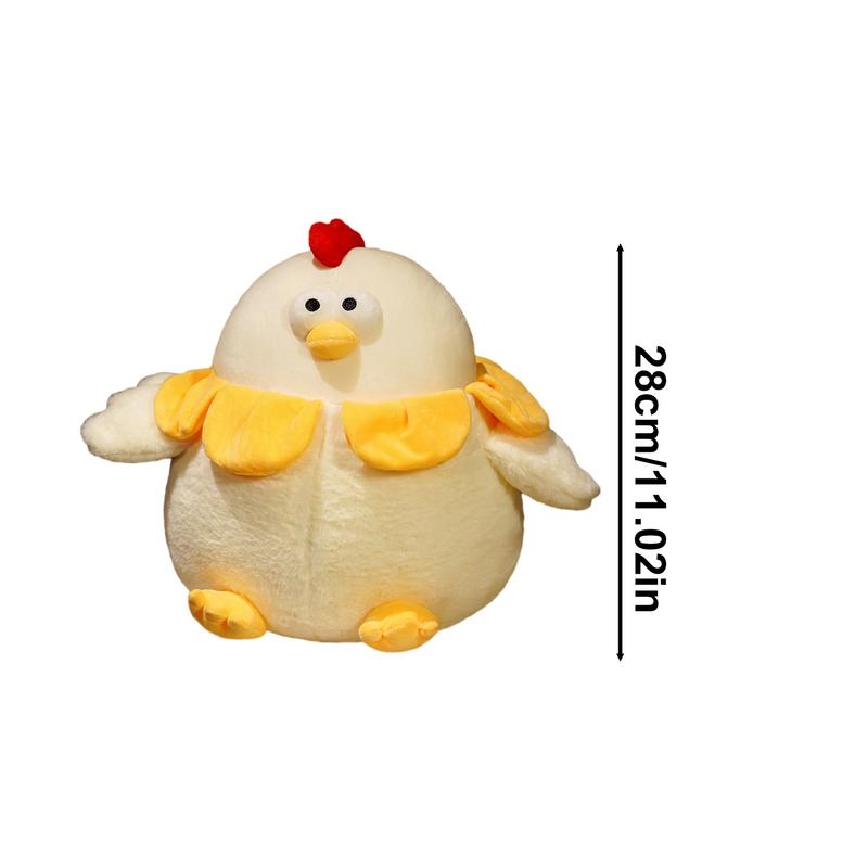 Chicken Plush Soft Plush Chick 1102 Inch Adorable Animal Pillow Cuddly Doll Adorable Toy for Living Room KidsRoom Bedroom Car Sofa