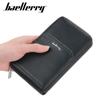 Мужские сумки Baellerry из искусственной кожи с ремешком для телефона, винтажный дизайн, кошелек для монет на молнии, кошельки