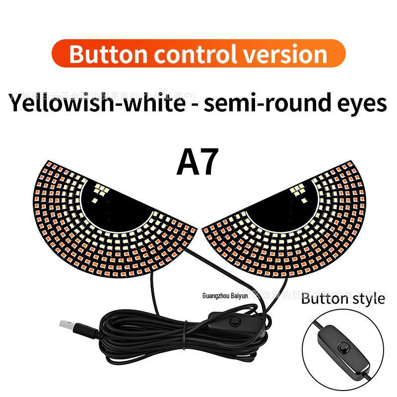 Cross-Border LED Rear Windshield Expression Light with Remote Control