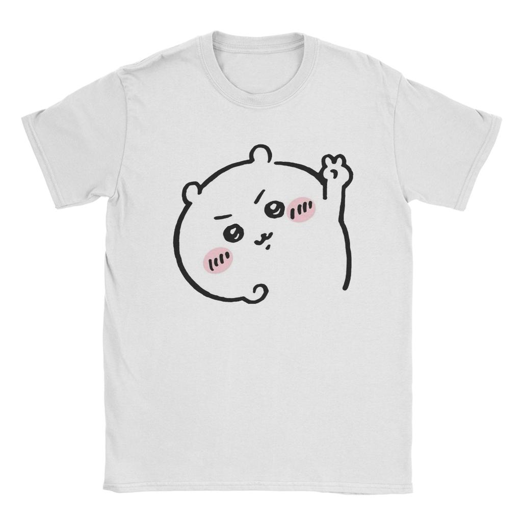 Ullzang Chiikawa Toilet T Shirt Men's Crewneck Short Sleeve Tops  Cotton Summer TopsTops