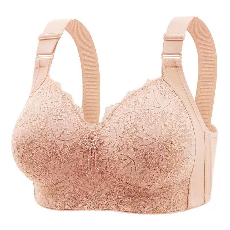 Authentic New Style Bra for Women Aged 40 to 50, High-End Wireless Push-Up Anti-Sagging Bra for Plus-Size Women