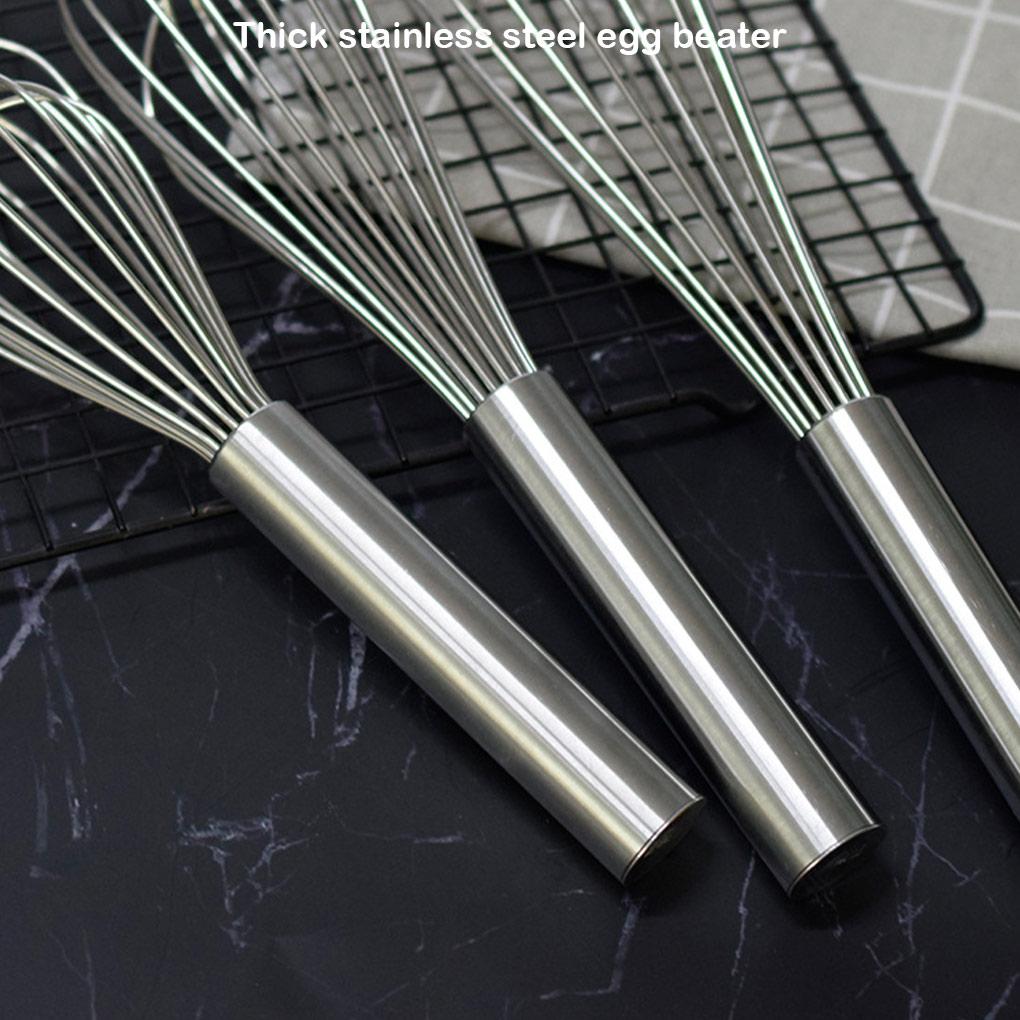 Ручной венчик для взбивания яиц из нержавеющей стали для дома, столовой, бара, отеля, блендер для приготовления пищи, выпечки, ручного взбивания