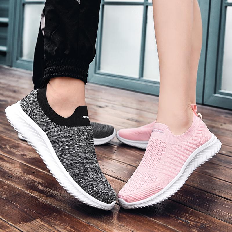 Men Vulcanize Shoes Mesh Men Shoes Lightweight Comfortable Men's Sneakers Fashion Slip On Flats Shoes Male Loafers