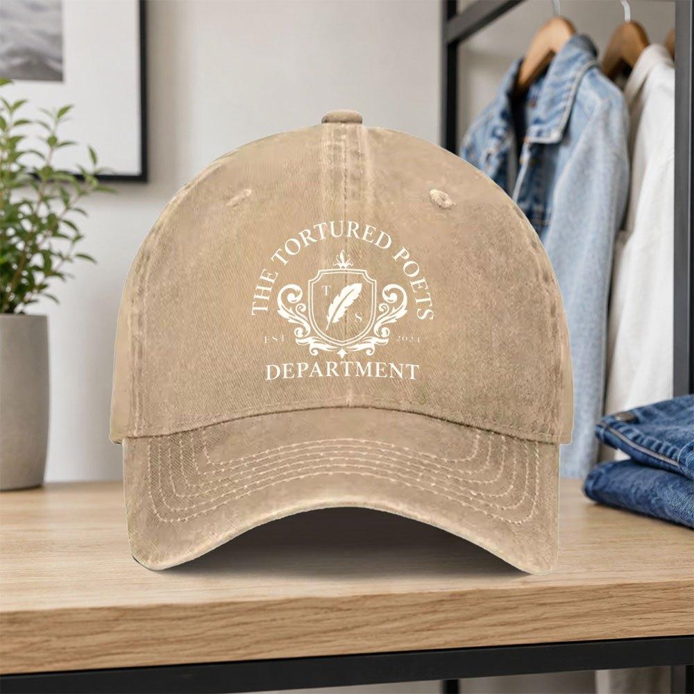 Vintage Ts Washed Baseball Cap Unisex Duckbill Hat Adjustable All Seasons Outdoor Daily Party Vacation Gift