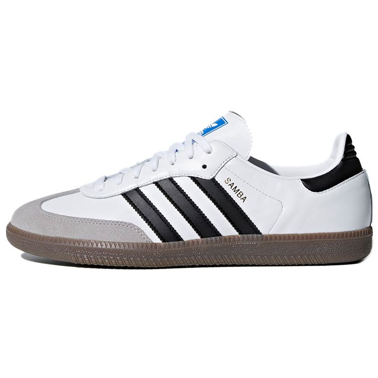 Adidas Samba OG White Black Gum Unisex Sneakers Cloud-White Core-Black B75806
