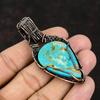 Arizona Turquoise Copper Pendant Copper Wire Wrapped Jewelry Gemstone Wire Jewelry Rainbow Moonstone Jewelry Designer Pendant Gift For Her