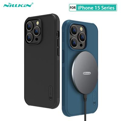 Чехол Nillkin Super Frosted Shield Pro для iPhone 15 Pro Max, магнитный чехол, роскошный чехол для iPhone15 Plus