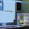 Комплект удлинительных кабелей ARGB Sync для блока питания 8-контактный кабель для видеокарты ARGB для компьютера/ПК, модуль для материнской платы, силиконовая установка